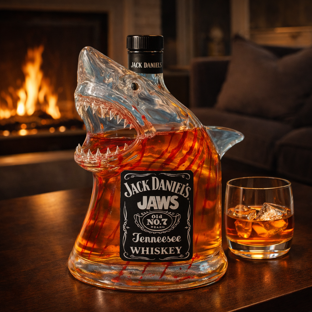 Bouteille de whisky - Édition Requin
