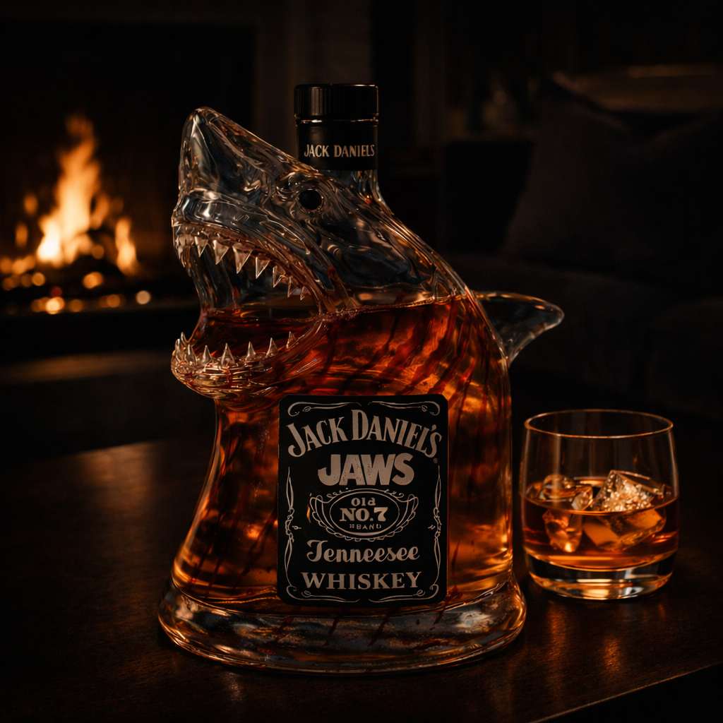 Bouteille de whisky - Édition Requin