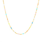 Collier Choker Délicat Couleurs Éclatantes