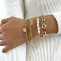Set de Bracelets Perle Dorée Charm