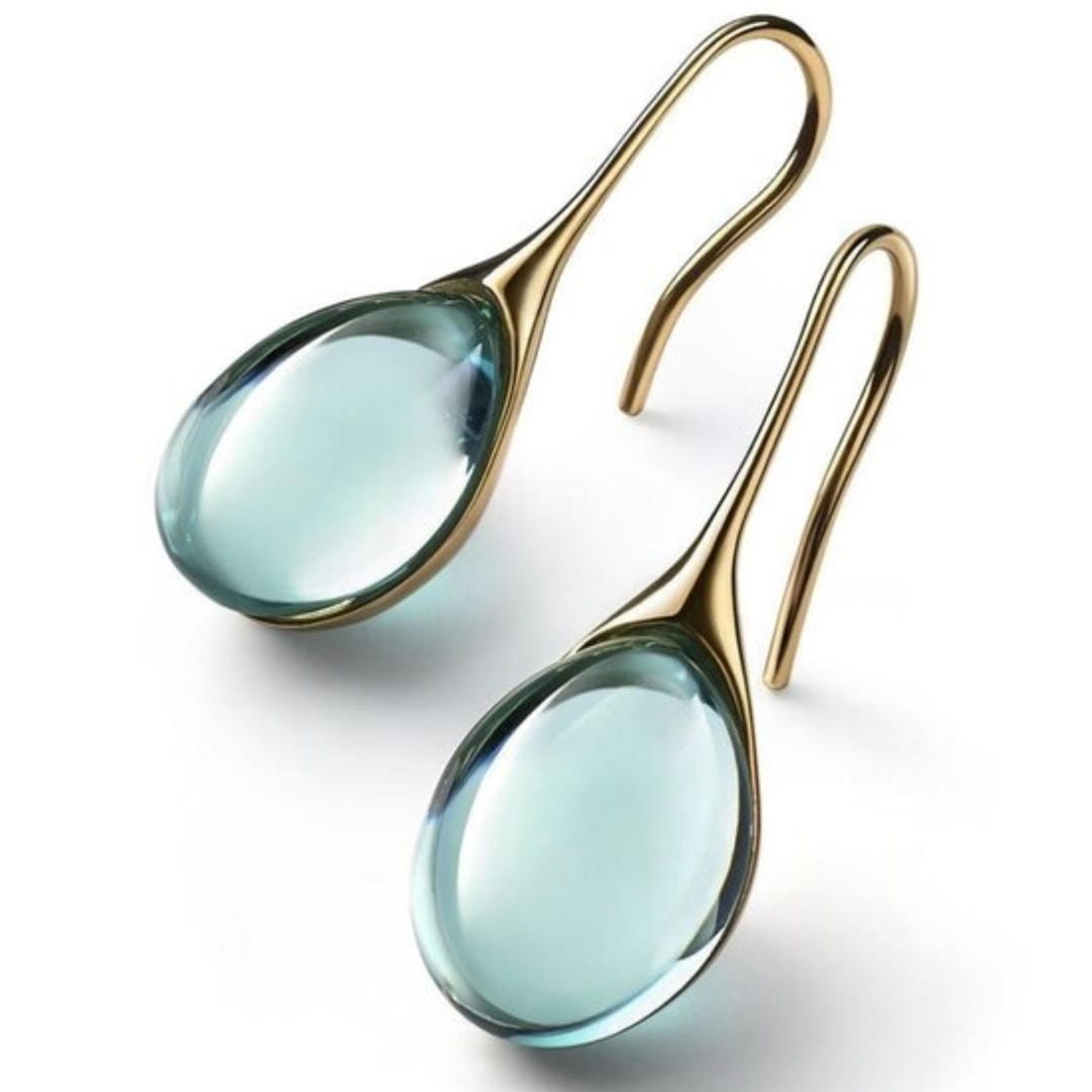 Boucles d'Oreilles en Cristal Minimalistes