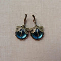 Boucles d'oreilles Libellule en Or Ancien
