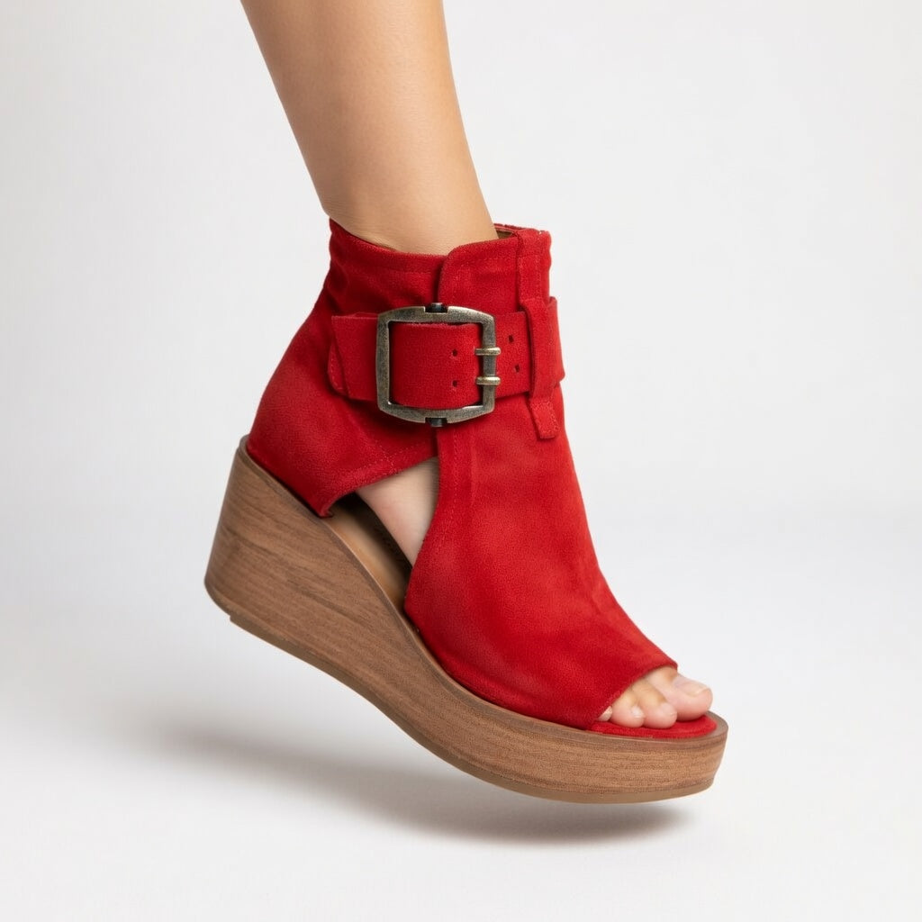 Sofía | Bottines ouvertes avec talon à la mode moderne