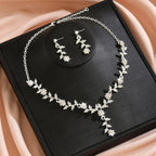 Ensemble de Bijoux Modig Blomma: Collier et Boucles d'Oreilles