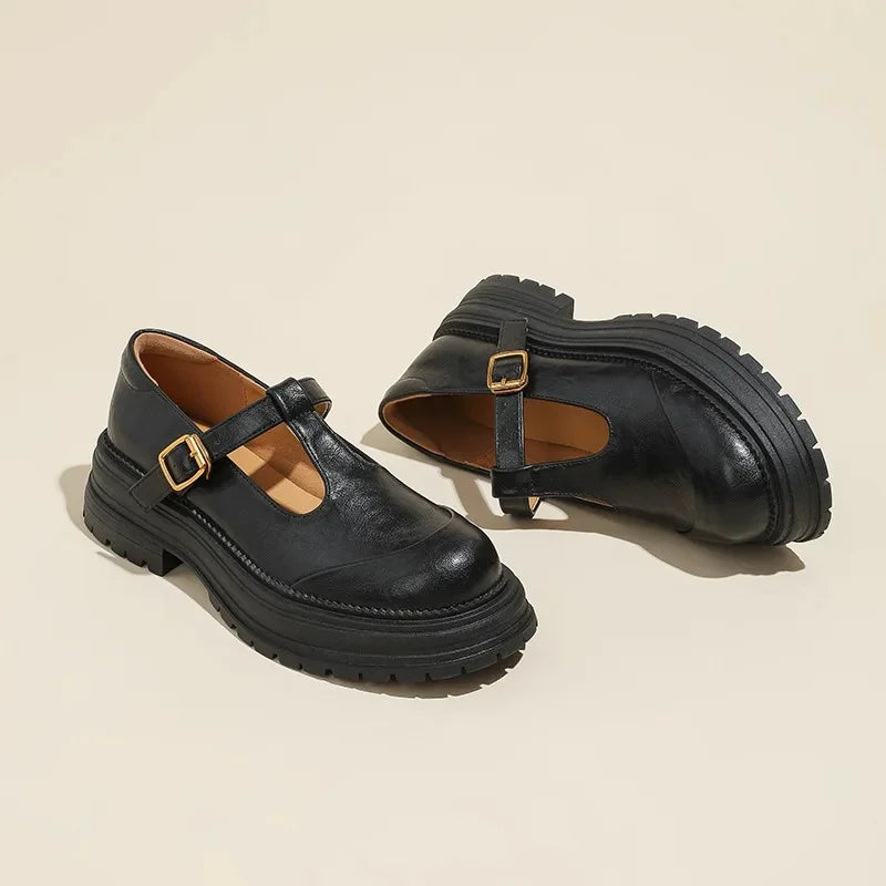 Mary Janes | Élégante Chaussure en Cuir