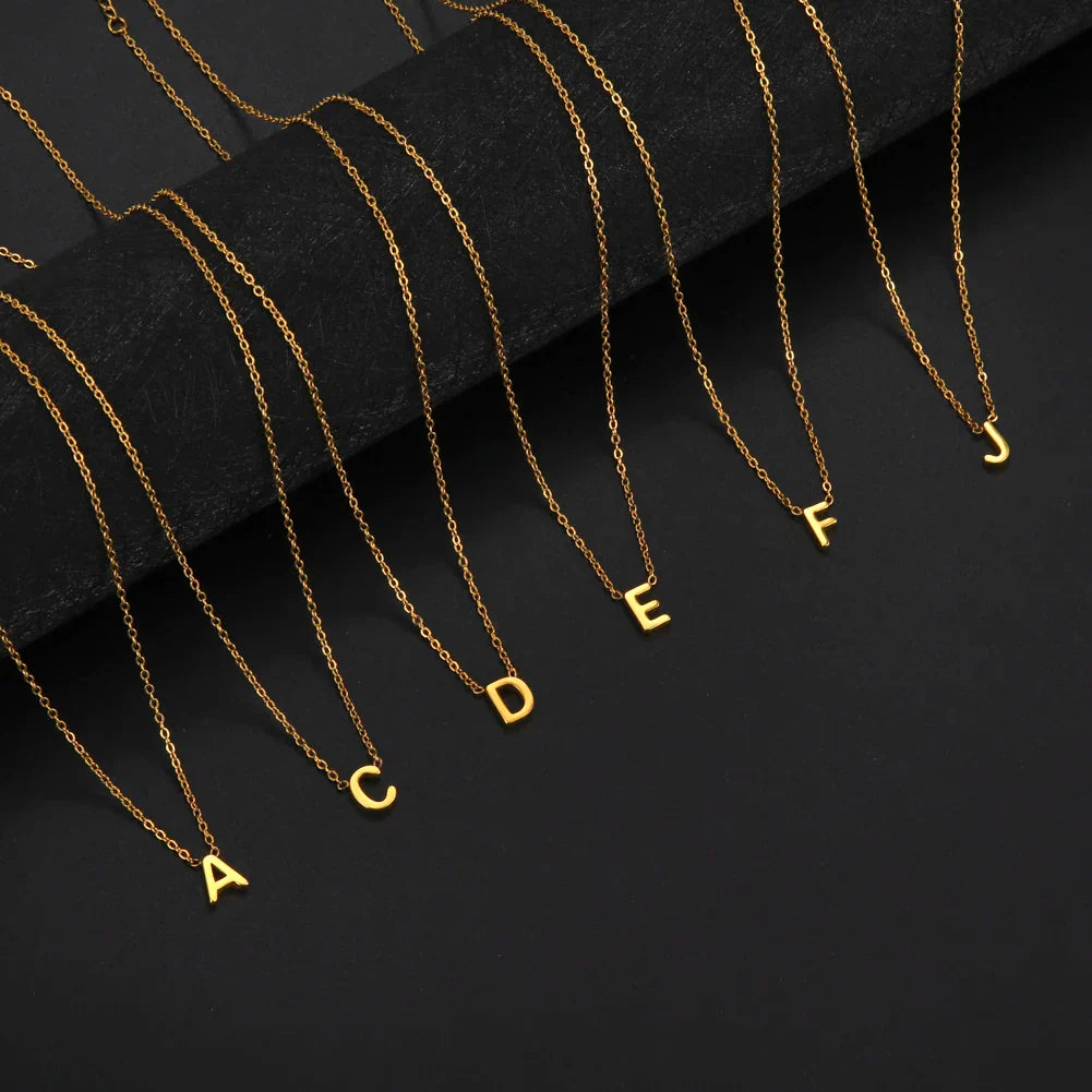 Collier en cuir Alfabet Pendentif