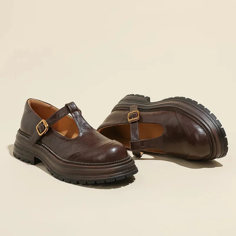 Mary Janes | Élégante Chaussure en Cuir