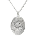 Collier Photo Oval Tidlös avec Gravure