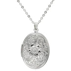 Collier Photo Oval Tidlös avec Gravure