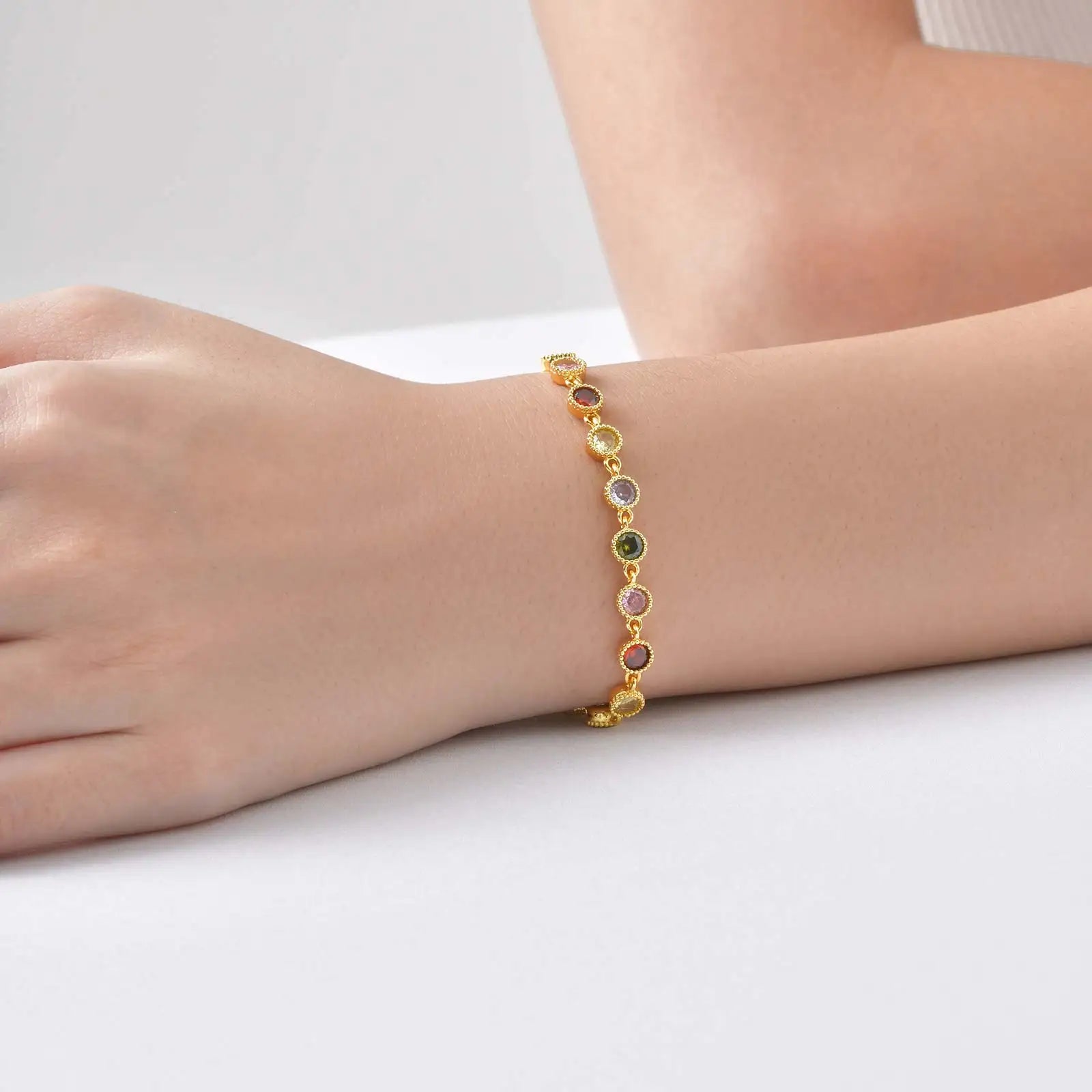 Bracelet Charm Arc-en-ciel Lumineux