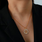 Collier Arbre de Vie Harmonie Dorée