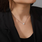 Collier Choker Initial Tidlös avec Cœur