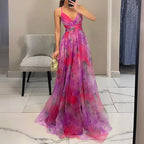 Giselle | Robe Maxi Envoûtante avec Imprimé Floral