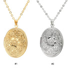 Collier Photo Oval Tidlös avec Gravure