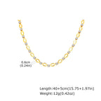 Ensemble de Liens en Zirconia Exclusif Ovale