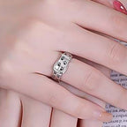 Charmante et élégante bague de collier inspirée des chiens