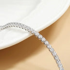 Collier de tennis Moissanite exclusif en or