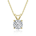 Collier exclusif en argent sterling avec diamants moissanite