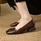 Sophia | Chaussures plates élégantes en cuir
