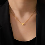 Collier Choker Initial Tidlös avec Cœur