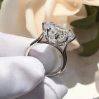 Bague en Zirconium Cubique en Or Intemporelle