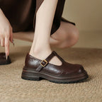 Mary Janes | Élégante Chaussure en Cuir