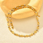 Ensemble de Liens en Zirconia Exclusif Ovale