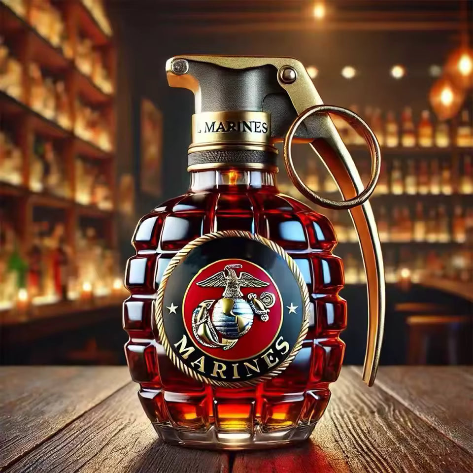 Bouteille de whisky - Édition grenade