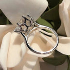 Bague en Zirconium Cubique en Or Intemporelle