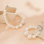 Ensemble avec bracelet et collier en perles