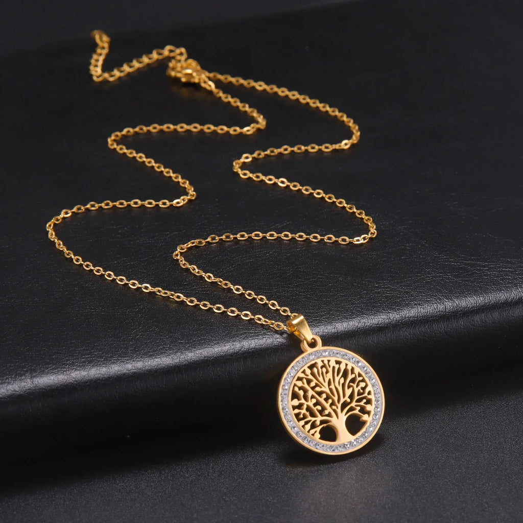 Collier Arbre de Vie Harmonie Dorée