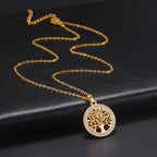 Collier Arbre de Vie Harmonie Dorée