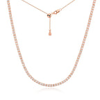 Collier de tennis Moissanite exclusif en or