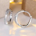 Boucles d'Oreilles en Zirconia Vintage