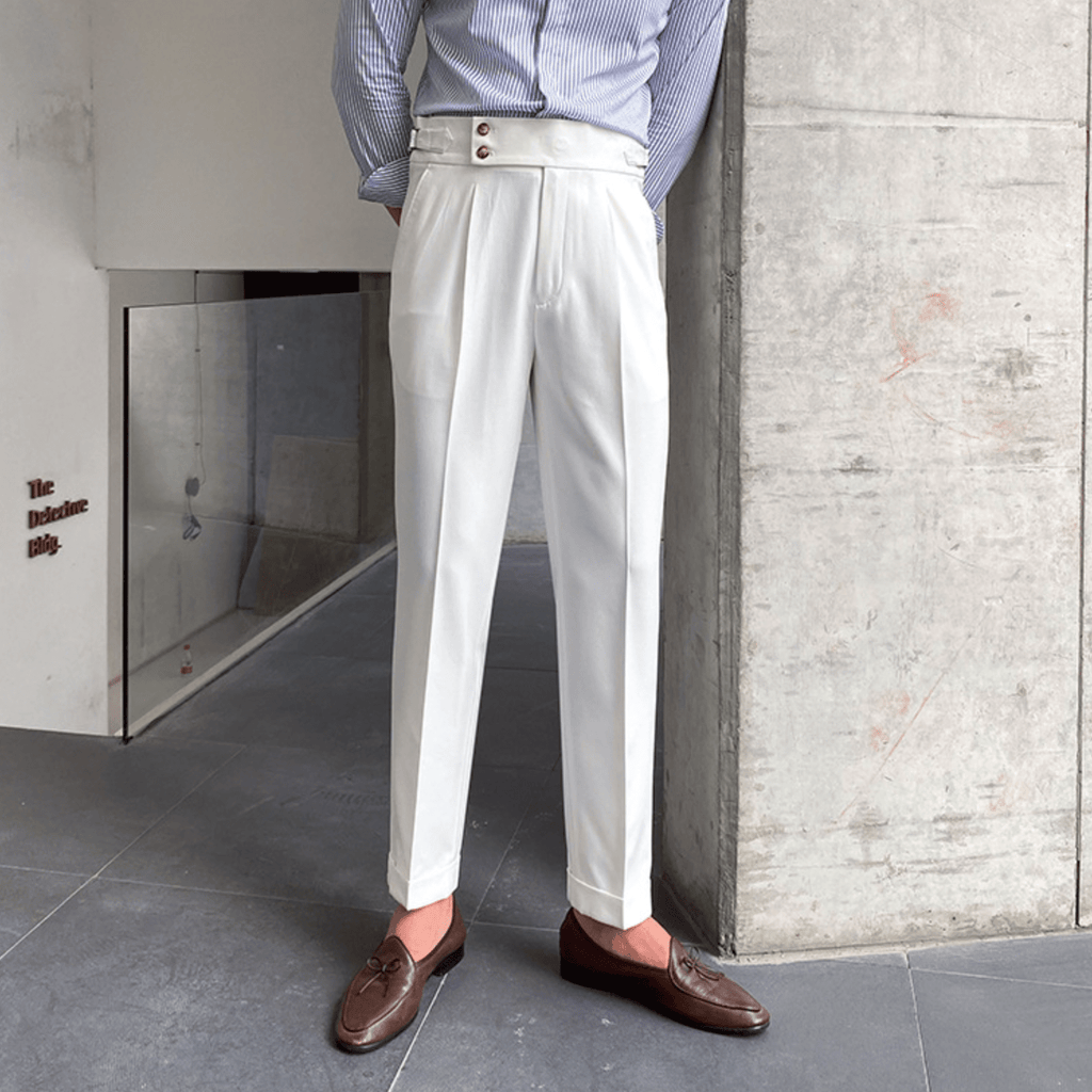 Edward | Pantalons Taille Haute Élégants