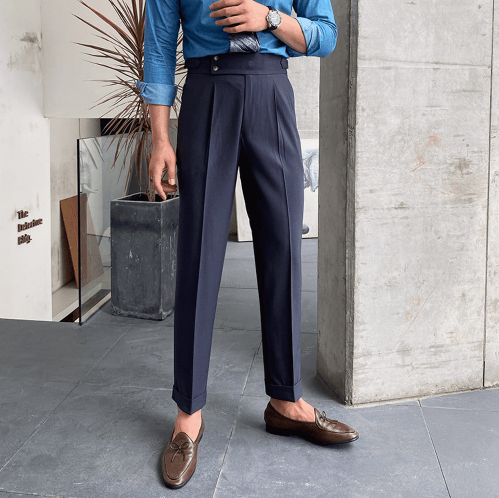 Edward | Pantalons Taille Haute Élégants