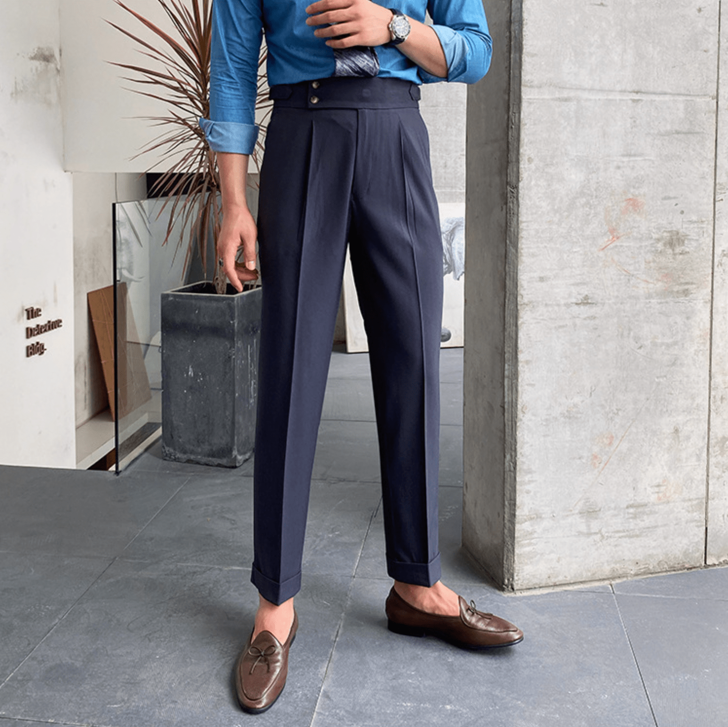 Edward | Pantalons Taille Haute Élégants