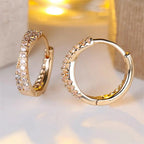Boucles d'Oreilles en Zirconia Vintage