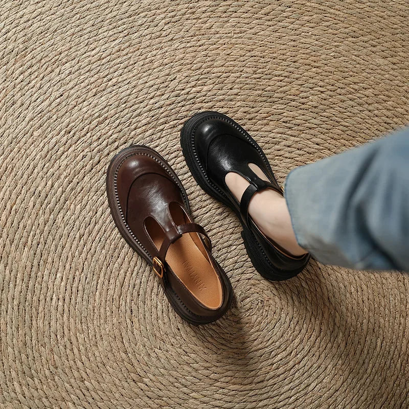 Mary Janes | Élégante Chaussure en Cuir