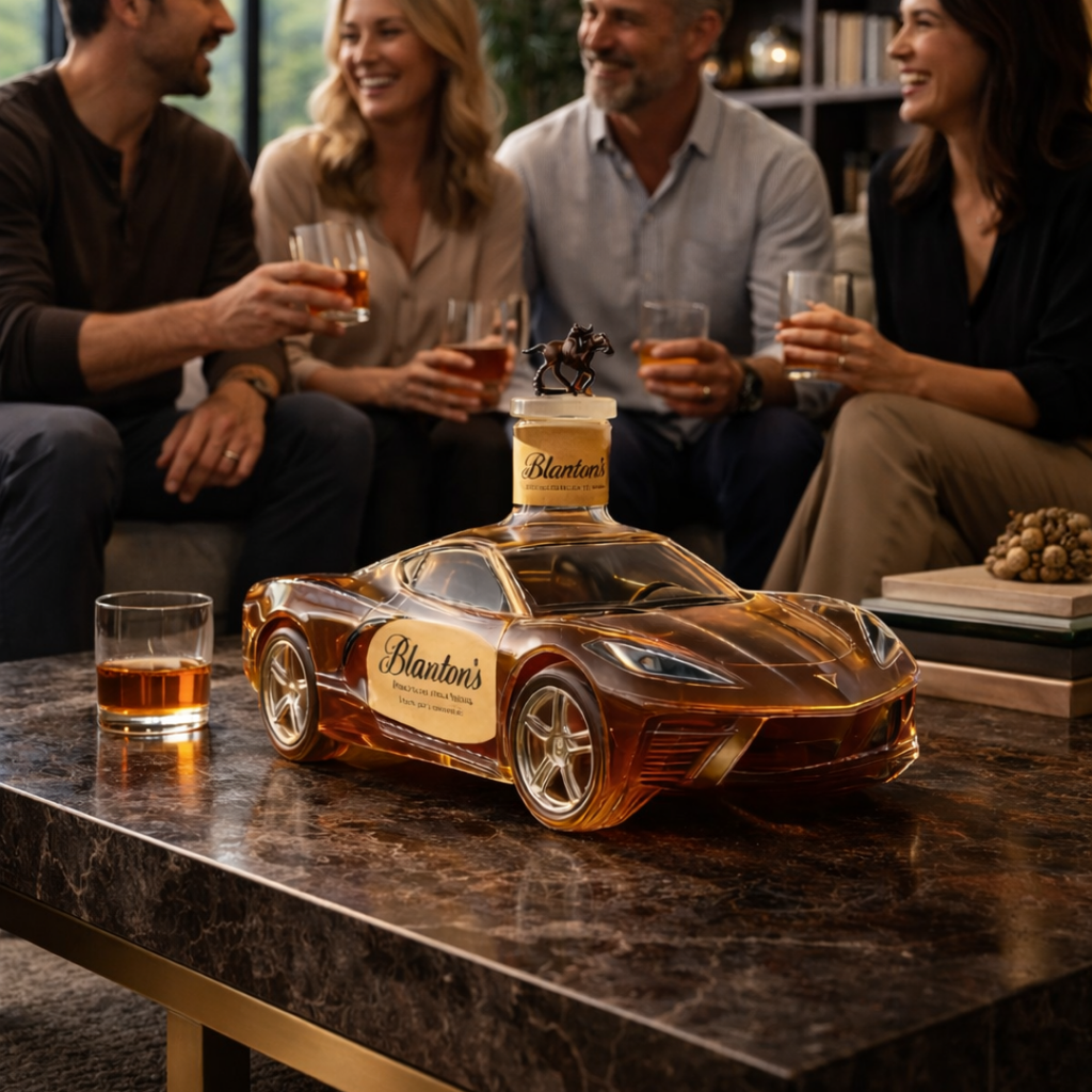 Bouteille de whiskey - Édition Corvette