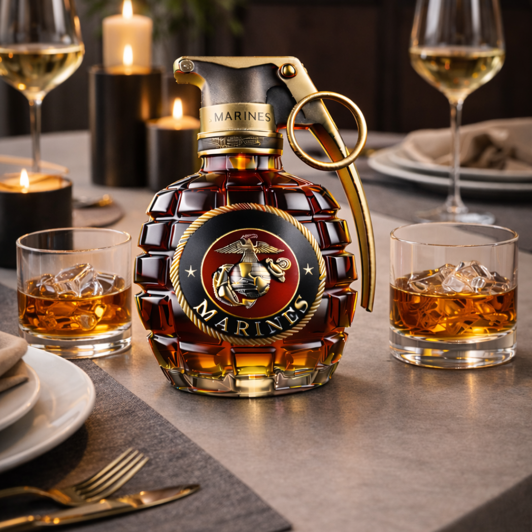 Bouteille de whisky - Édition grenade