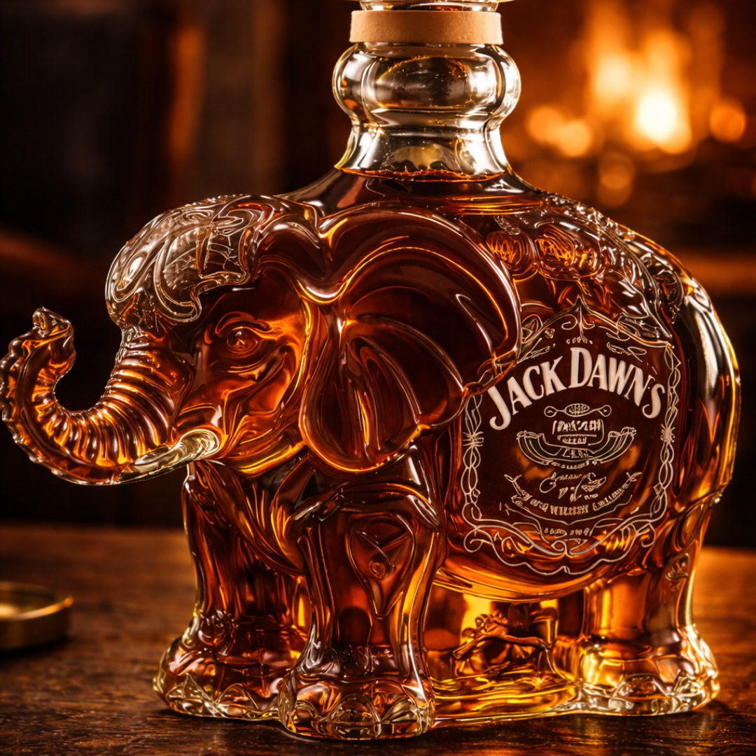 Bouteille de whisky Jack Daniel's - Édition avec Éléphant