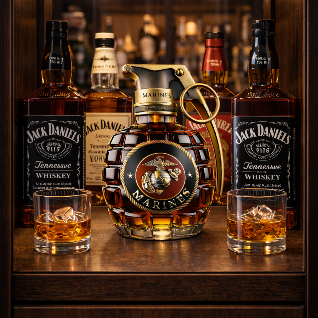 Bouteille de whisky - Édition grenade