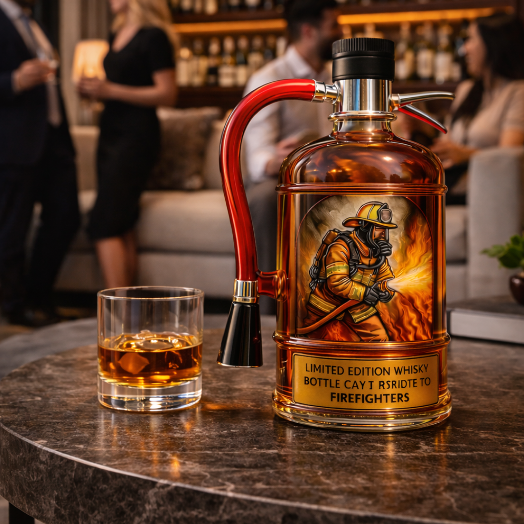 Bouteille de whisky - Édition pompier