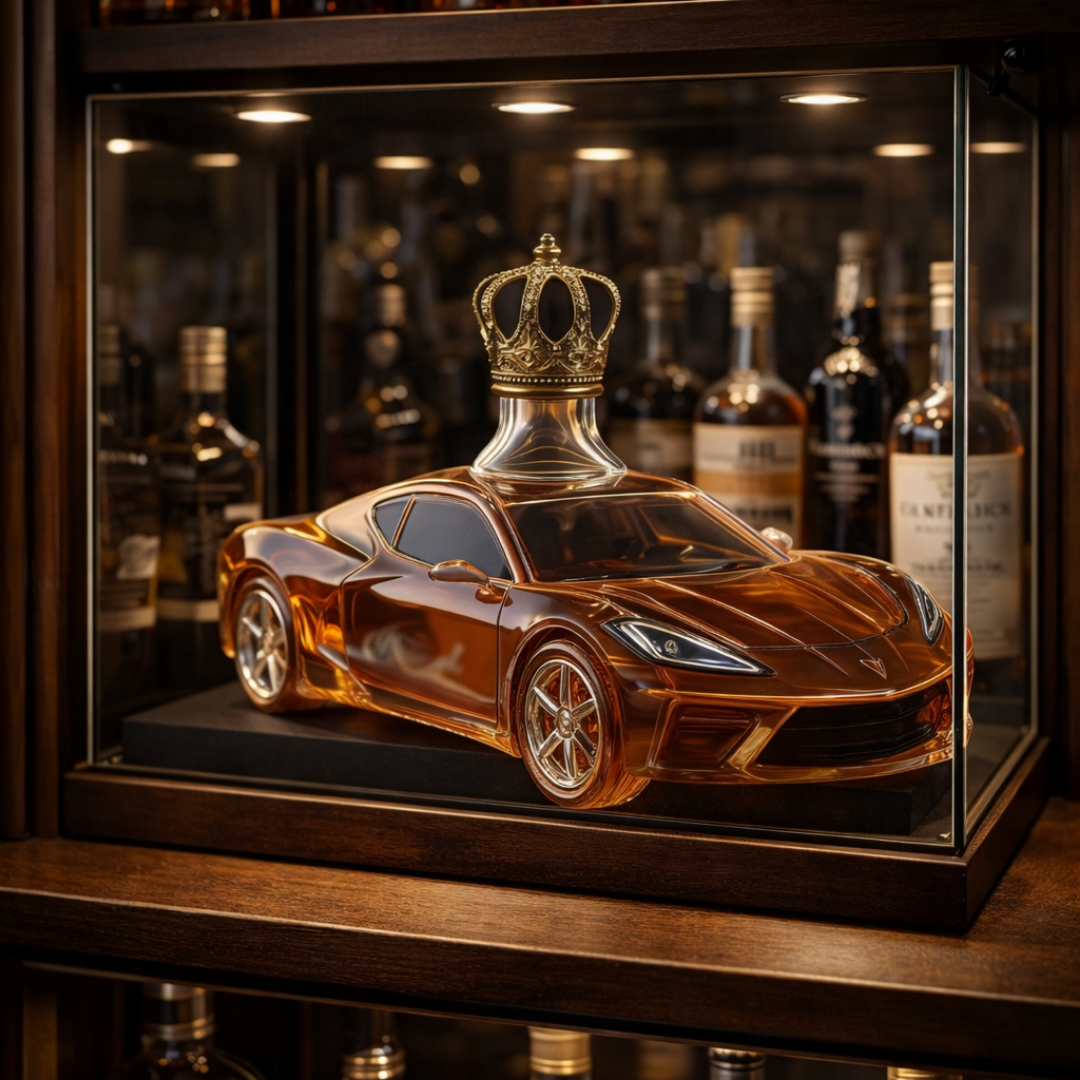 Bouteille de whiskey - Édition Corvette
