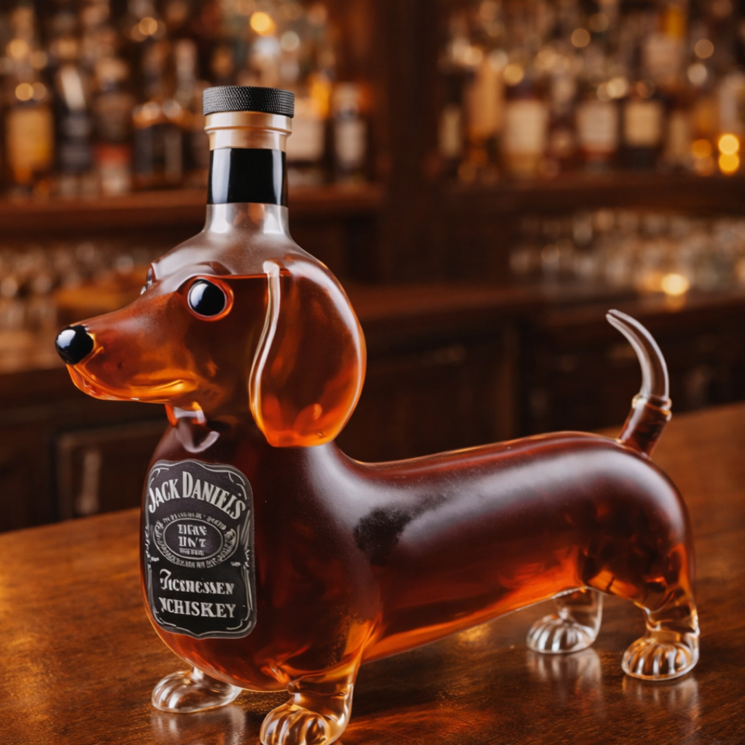 Bouteille de Jack Daniel's - Édition Dachshund