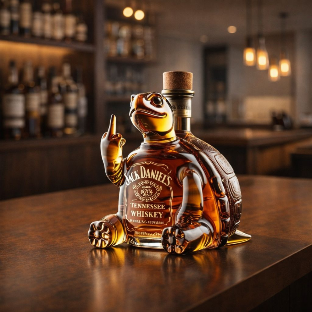 Bouteille de whisky Jack Daniel's - Édition tortue