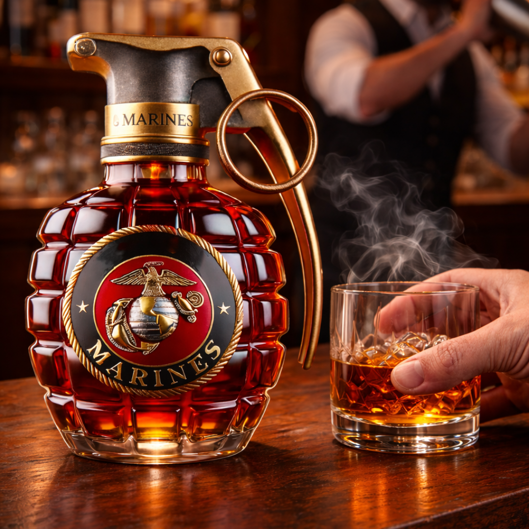 Bouteille de whisky - Édition grenade