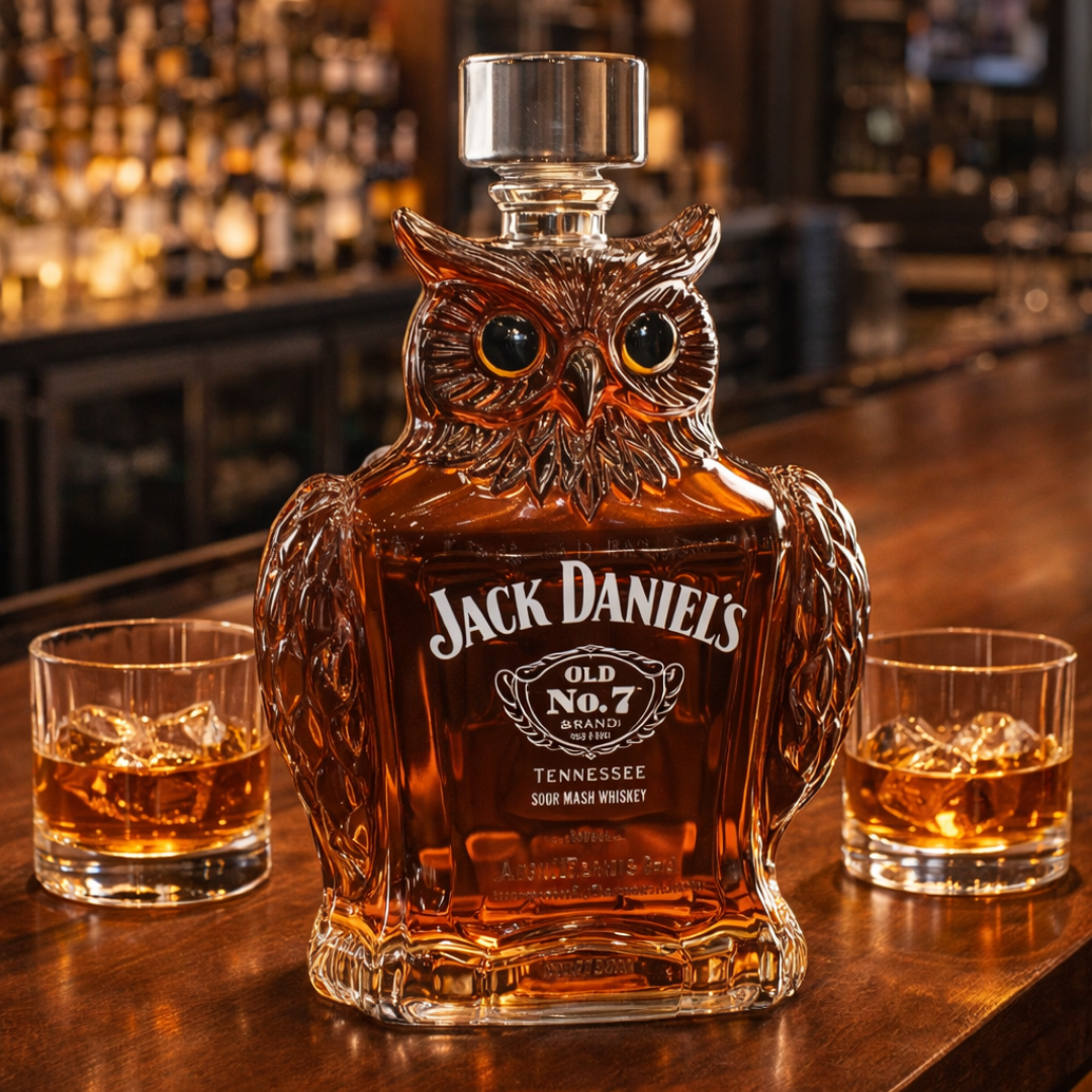 Bouteille de whisky en forme de hibou - Édition Sova