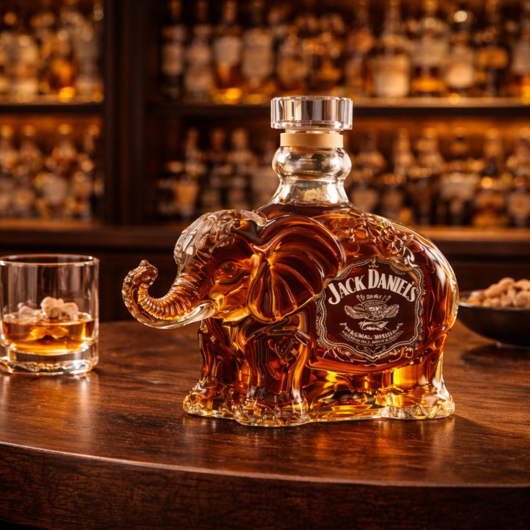 Bouteille de whisky Jack Daniel's - Édition avec Éléphant